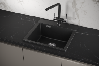 Мойка кухонная Granula 5201, ШВАРЦ